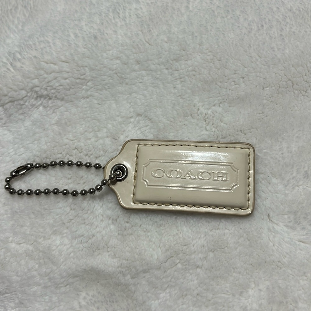 Coach purse tag